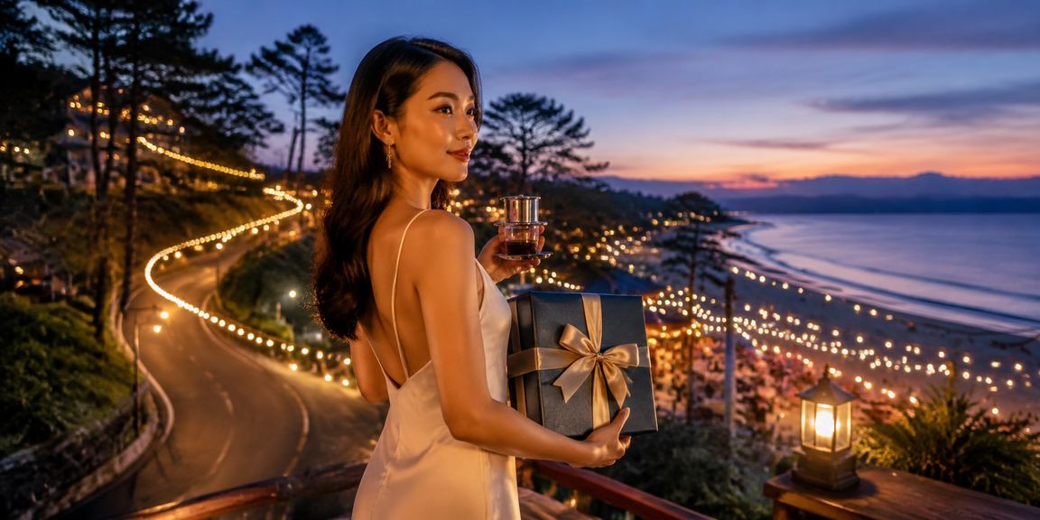 Người chơi casino trực tuyến tại quán cà phê Đà Lạt với không gian lãng mạn