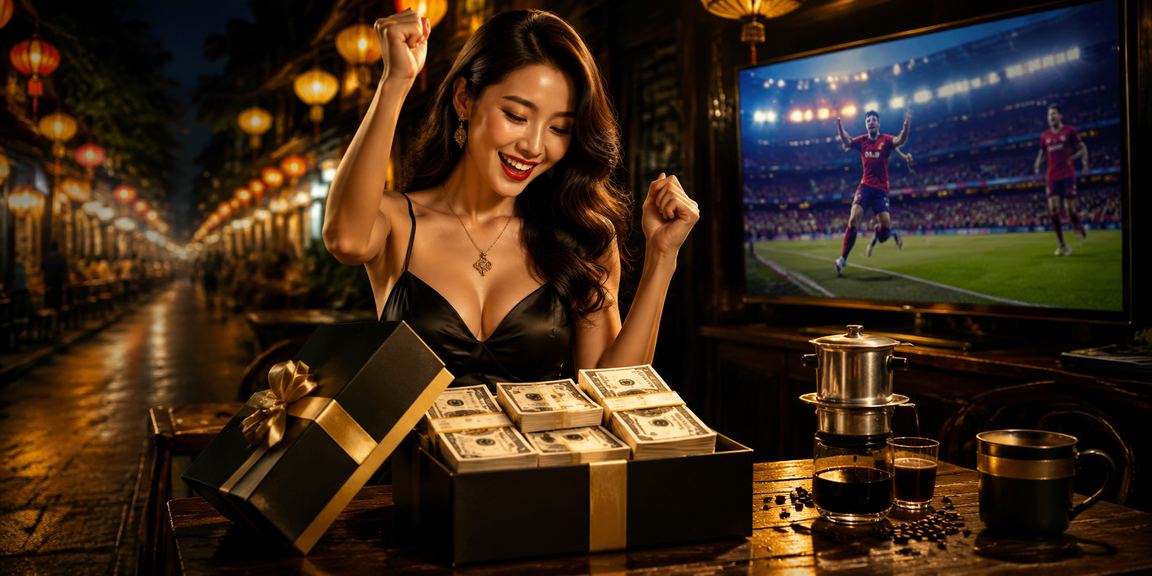 Người chơi cá cược tại quán cà phê Hà Nội với không gian đô thị hiện đại